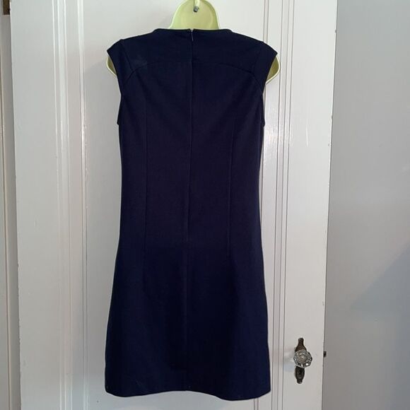Banana Republic dark navy knit sleeveless sheath dress - Picture 4 of 10